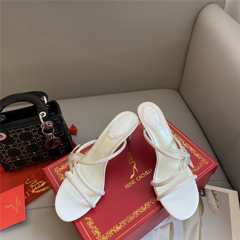 Rene Caovilla latest butterfly tie sandals