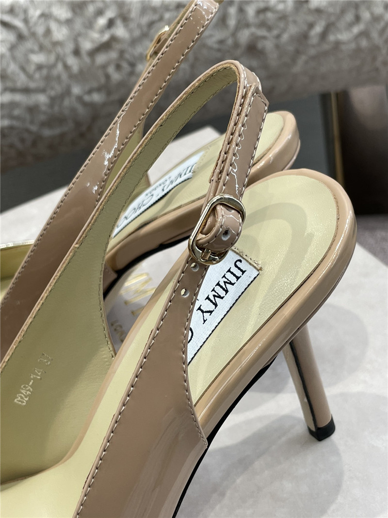 J1m*y Ch00 heel slingback sandals