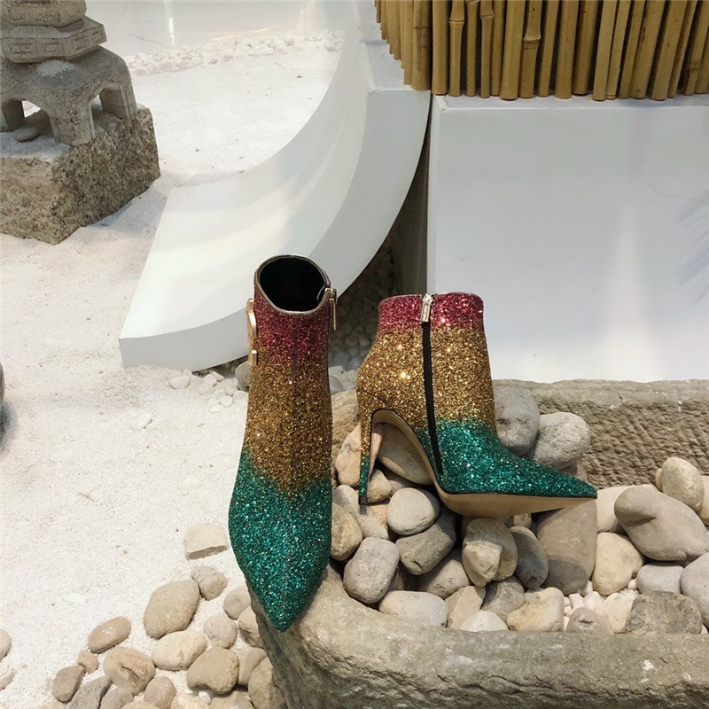 J1m*y Ch00 high heel ladies ankle boots