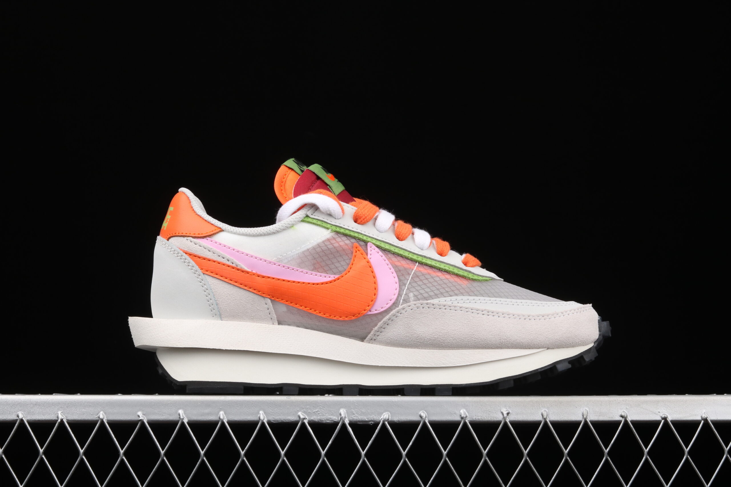 Nike LD Waffle Sacai CLOT Net Orange Blaze
