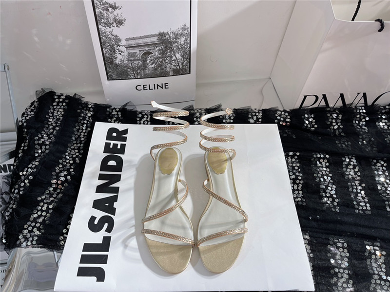 rene caovilla cleo flat sandals