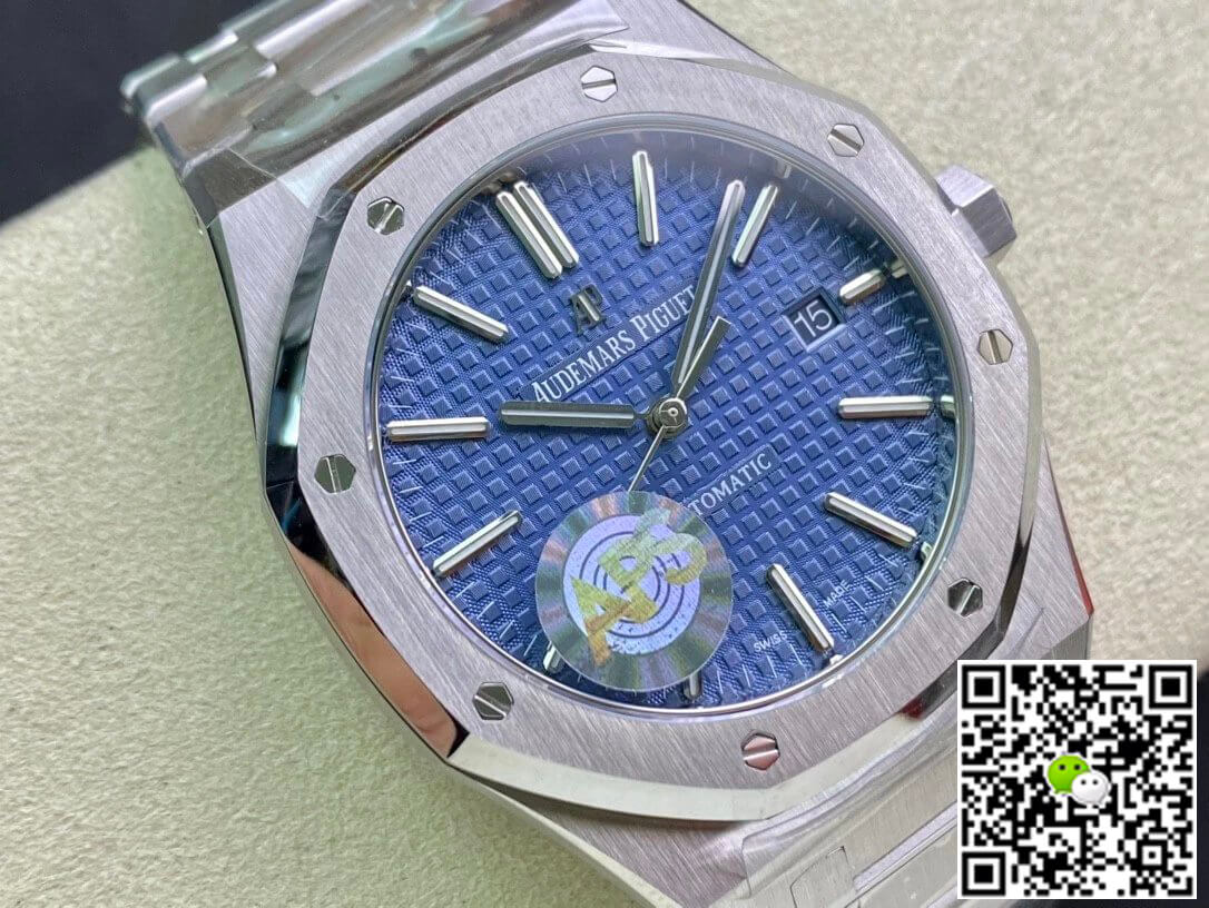 Replica Audemars P1g*et Royal Oak 15400ST.OO.1220ST.03 1:1 Best Edition APS Factory Blue Dial