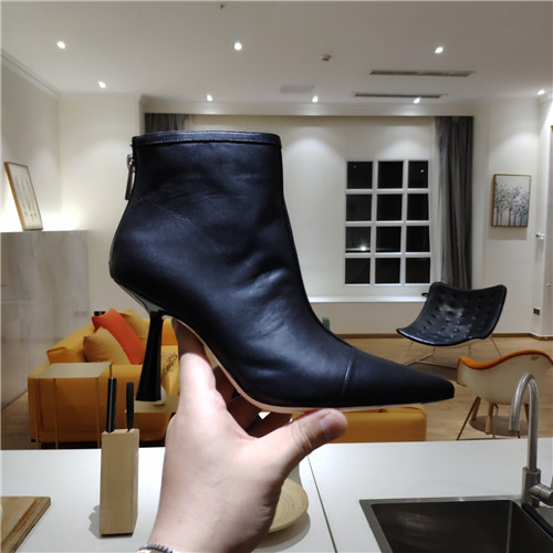 J1m*y Ch00 leather high heel boots