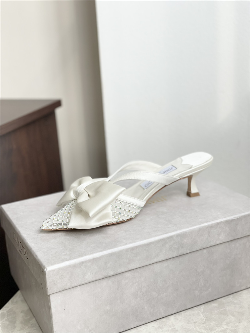 J1m*y Ch00 bow heels dupe bow-embellished sandals