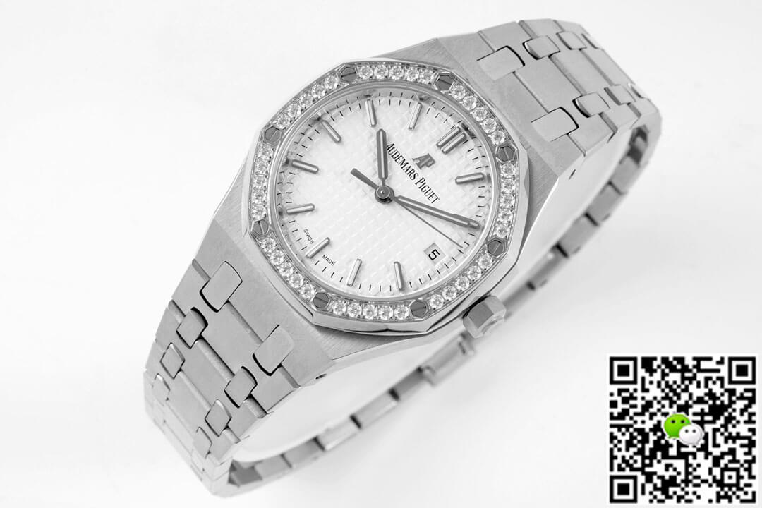 Replica Audemars P1g*et Royal Oak 77350ST 1:1 Best Edition 8F Factory Silver Dial