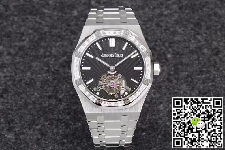 Replica Audemars P1g*et Royal Oak Tourbillon 26521BC.ZZ.1220BC.01 1:1 Best Edition R8 Factory Black Dial