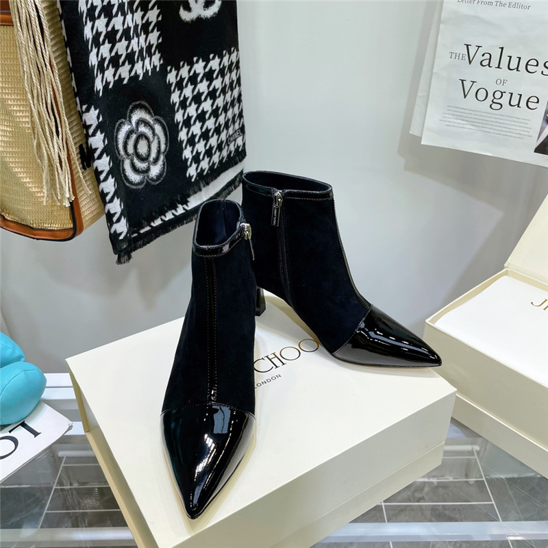 J1m*y Ch00 high heel ankle boots
