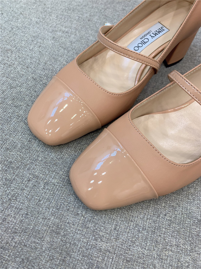 J1m*y Ch00 New Thick Heel Mary Jane Shoes