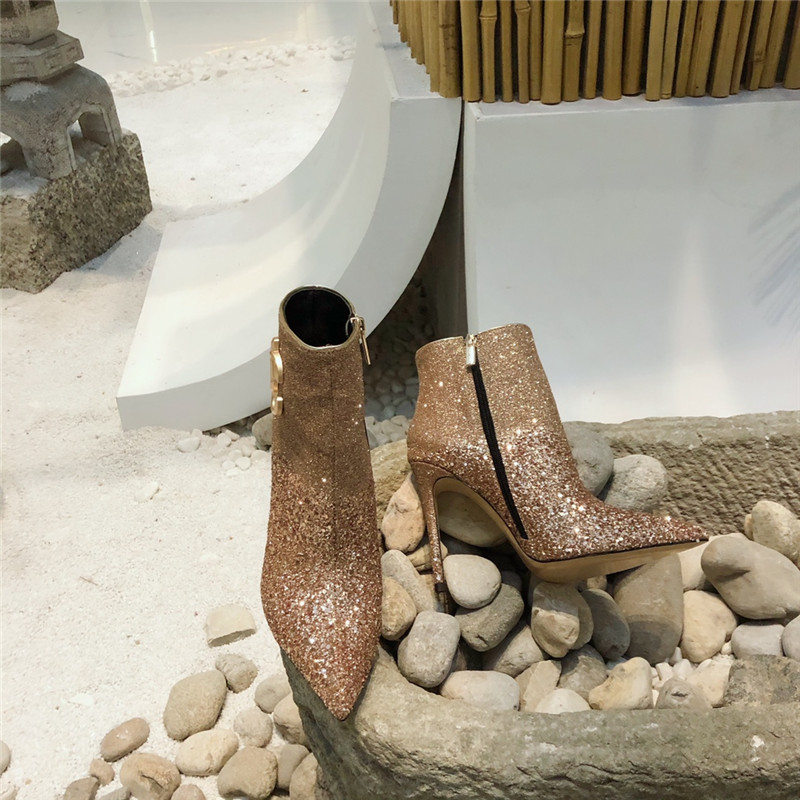 J1m*y Ch00 high heel ladies ankle boots