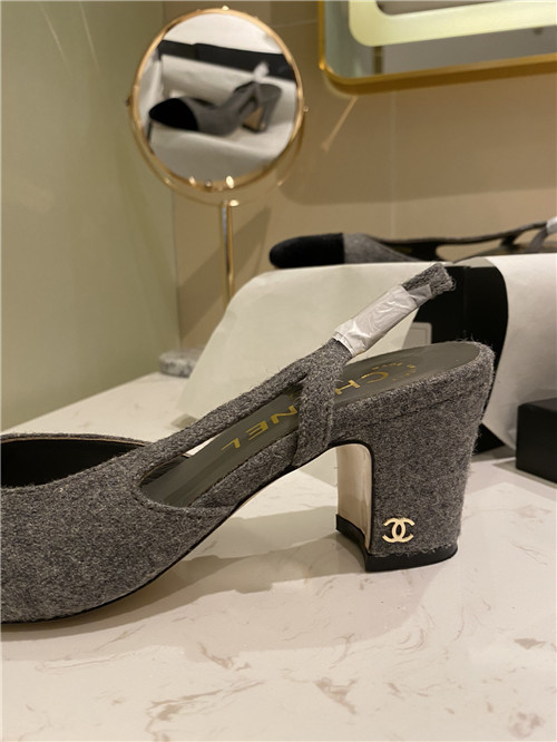 Ch**el Slingback Dupe heels sandals