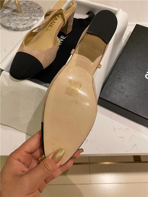 Ch**el Slingback Dupe heels sandals