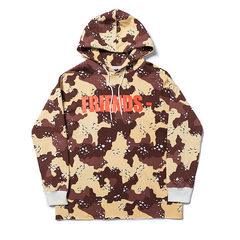 Vlone x Friends Hoodie Camo V Sweatshirt 6807