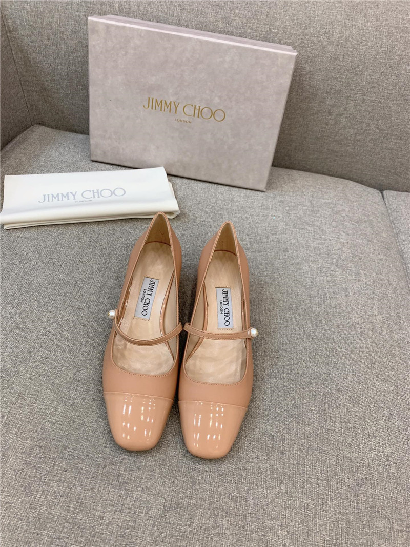 J1m*y Ch00 New Thick Heel Mary Jane Shoes