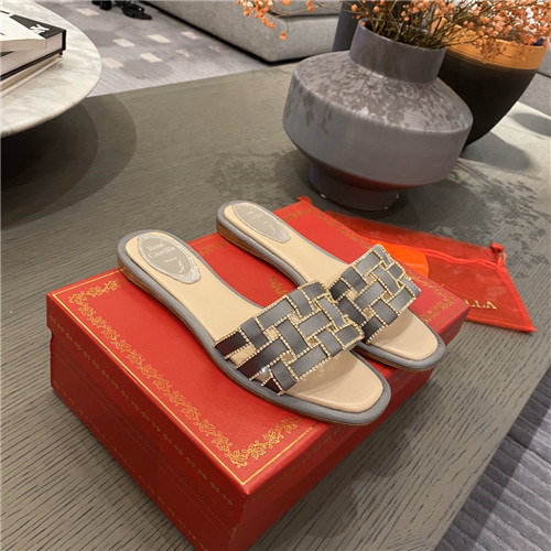 rene caovilla flat slippers