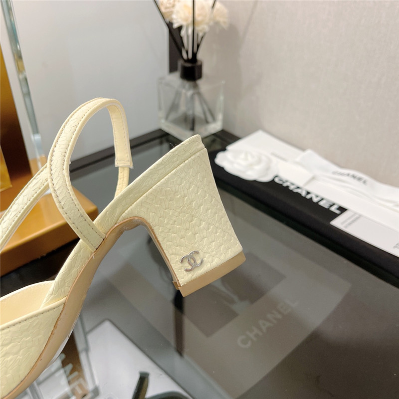 Ch**el Slingback Dupe heels sandals