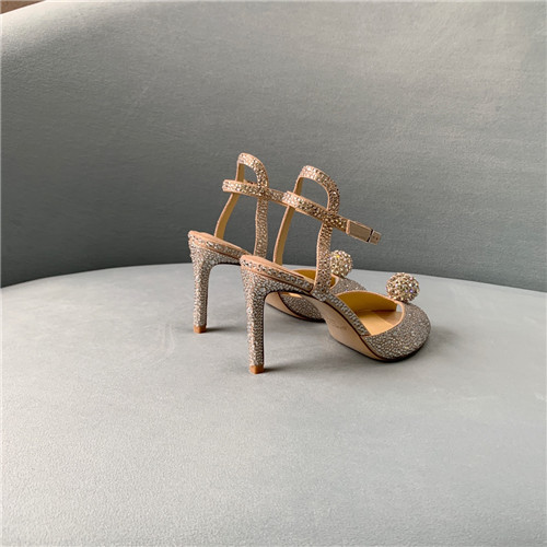 J1m*y Ch00 pearl heels sandals