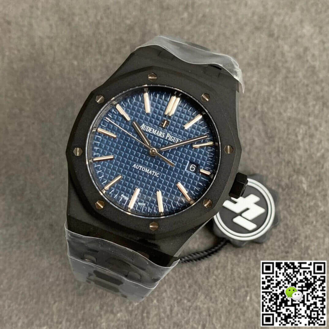 Replica Audemars P1g*et Royal Oak 15400 DLC Version 1:1 Best Edition ZF Factory Blue Dial