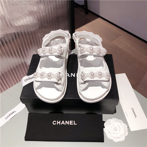 Ch**el flat beach shoes sandals