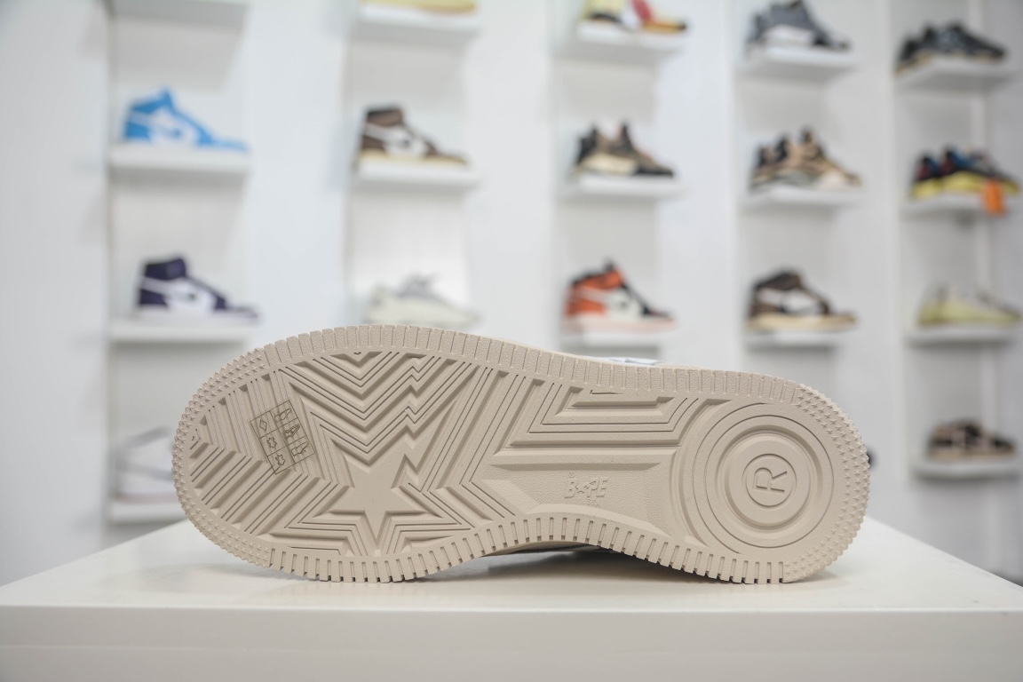 A Bathing Ape Bape Sta Low Cloud White