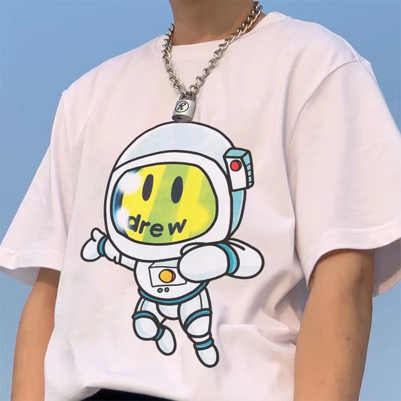 Drew astronaut t-shirt white