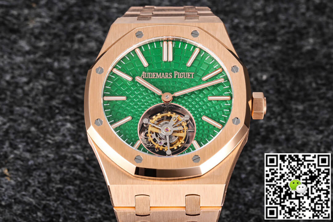 Replica Audemars P1g*et Royal Oak Tourbillon 26533OR.OO.1220OR.01 1:1 Best Edition R8 Factory Green Dial