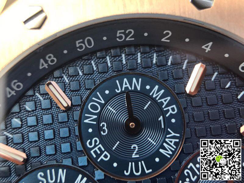 Replica Audemars P1g*et Royal Oak Perpetual Calendar 26574OR.OO.1220OR.02 JF Factory 1:1 Best Edition Swiss ETA5134