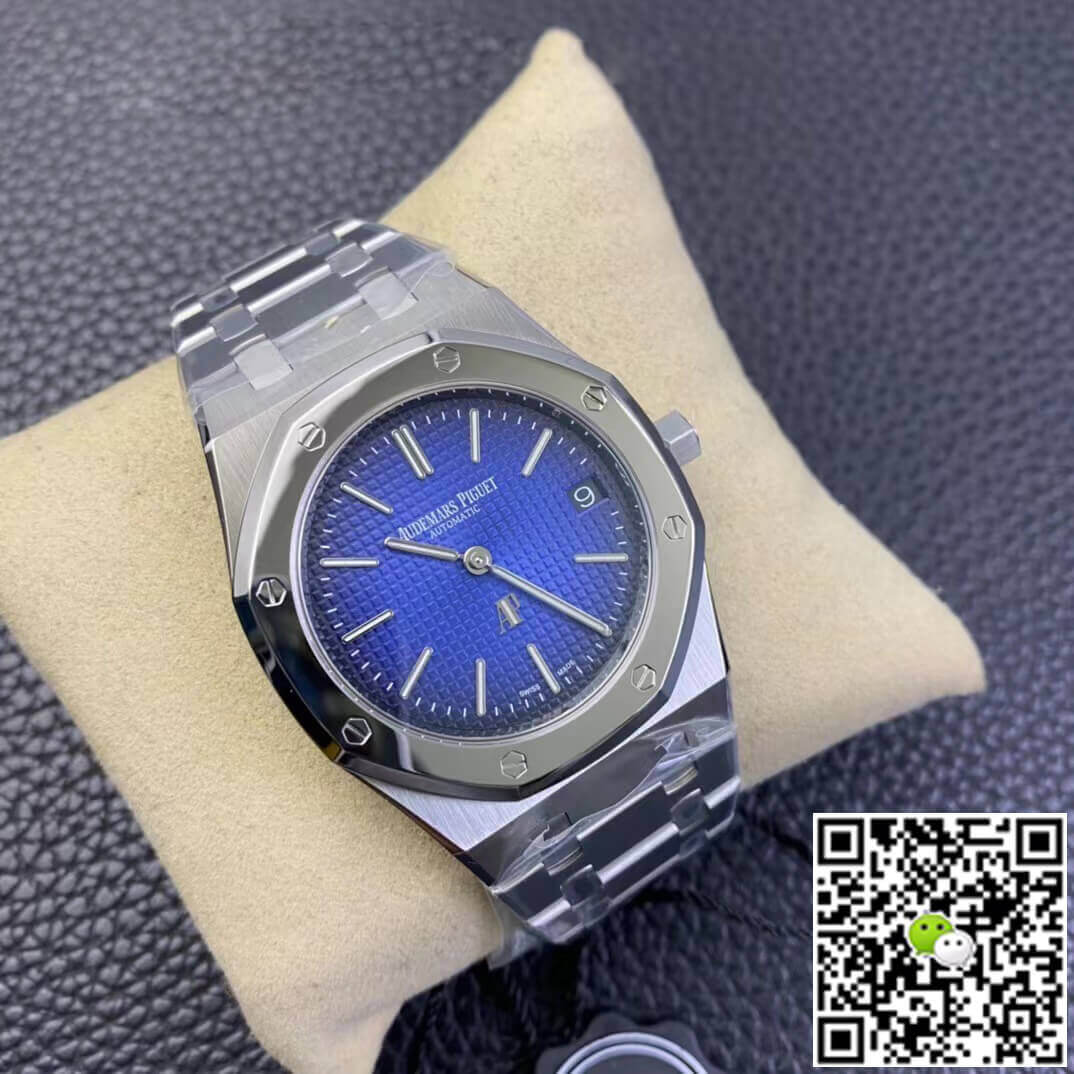 Replica Audemars P1g*et Royal Oak 15202IP.OO.1240IP.01 1:1 Best Edition ZF Factory Smoked Blue Dial