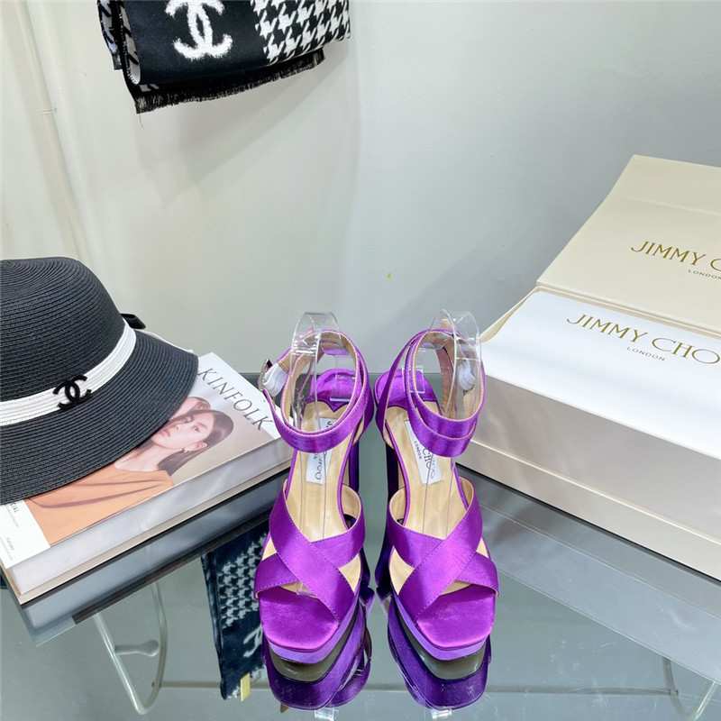 J1m*y Ch00 block heel sandals