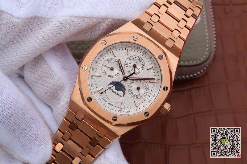 Replica Audemars P1g*et Royal Oak 26574OR.OO.1220OR.01 JF Factory 1:1 Best Edition Swiss ETA5134