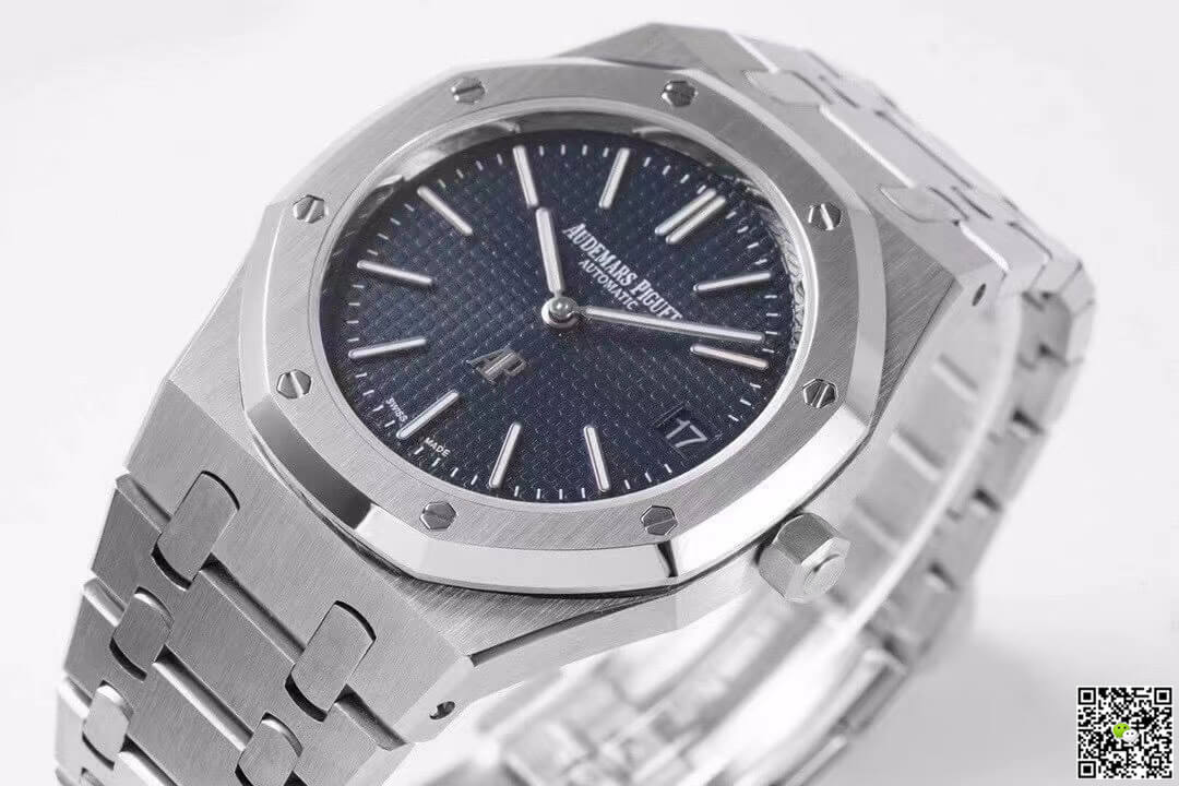 Replica Audemars P1g*et Royal Oak 15202ST.OO.1240ST.01 1:1 Best Edition KZ Factory Blue Dial