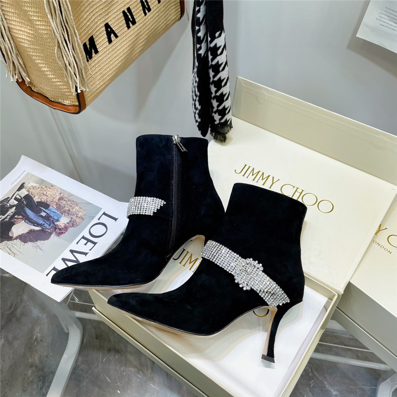 J1m*y Ch00 high heel short boots