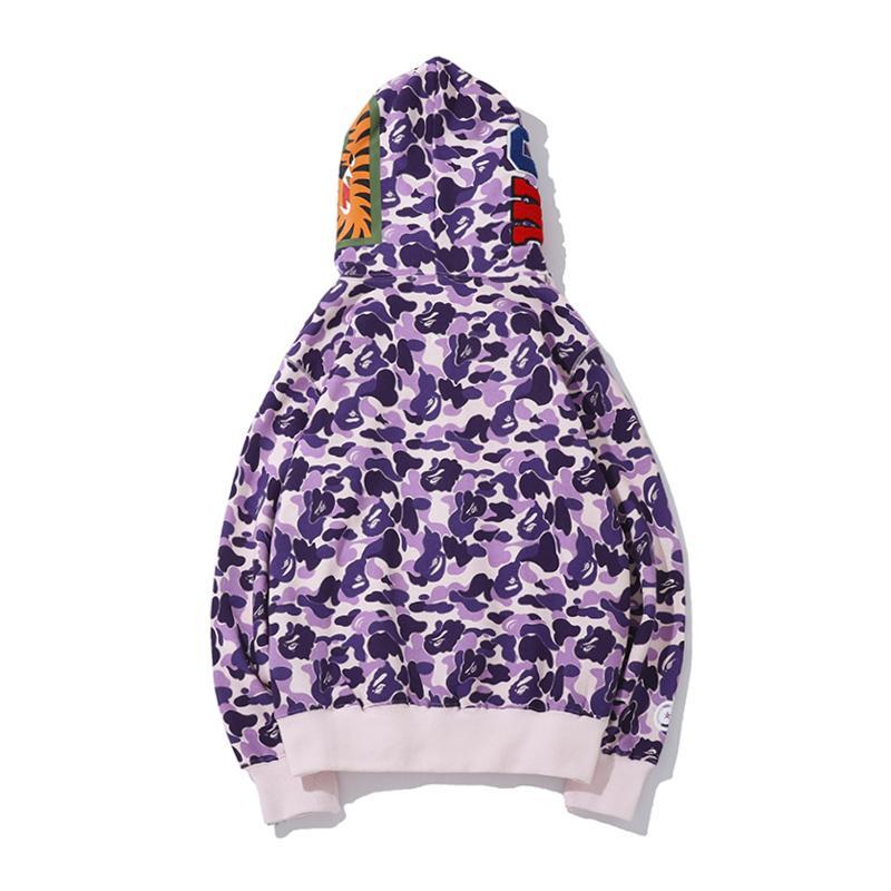 Bape Shark Camo Pullover Hoodie