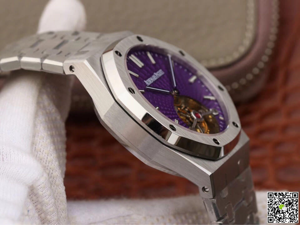 Replica Audemars P1g*et Royal Oak Tourbillon 26522ST.OO.1220ST.01 1:1 Best Edition JF Factory Stainless Steel
