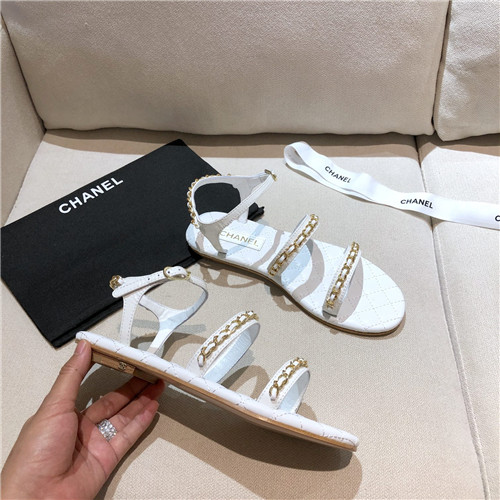 Ch**el flat sandals