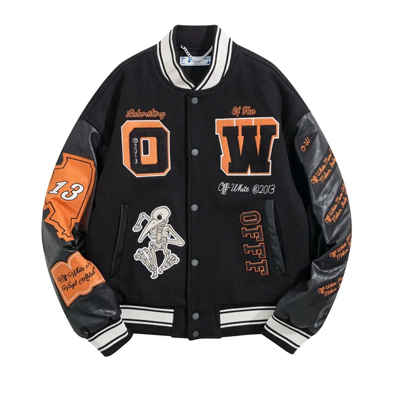 2020fw OFF WHITE Real Leather Jacket