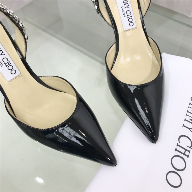J1m*y Ch00 Pearl Heels Dupe rhinestone heeled sandals