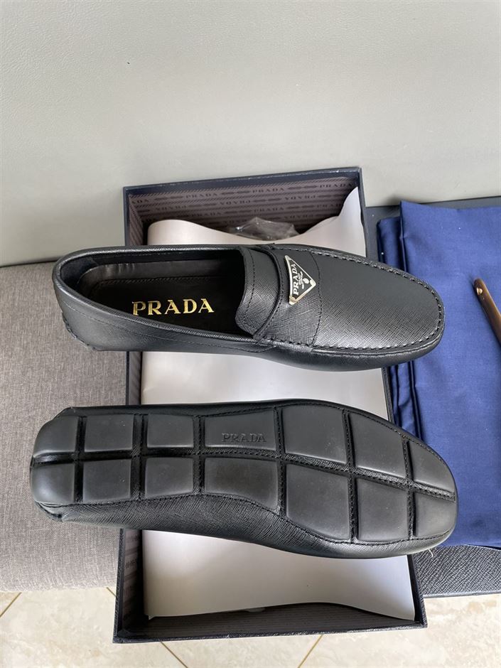 Pra*a SAFFIANO LEATHER DRIVER   PRS036