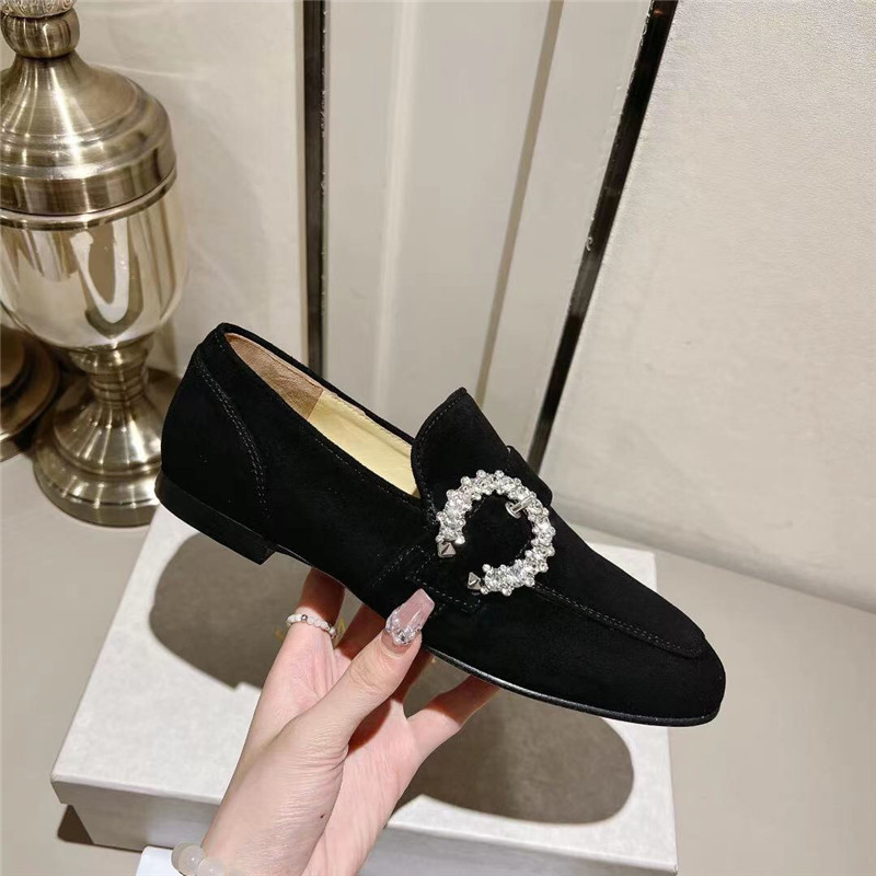 J1m*y Ch00 Deanna Low Heel Loafers