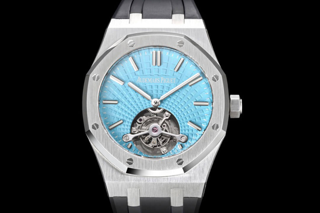Replica Audemars P1g*et Royal Oak Tourbillon 26530PT.OO.1220PT.01 1:1 Best Edition R8 Factory Rubber Strap