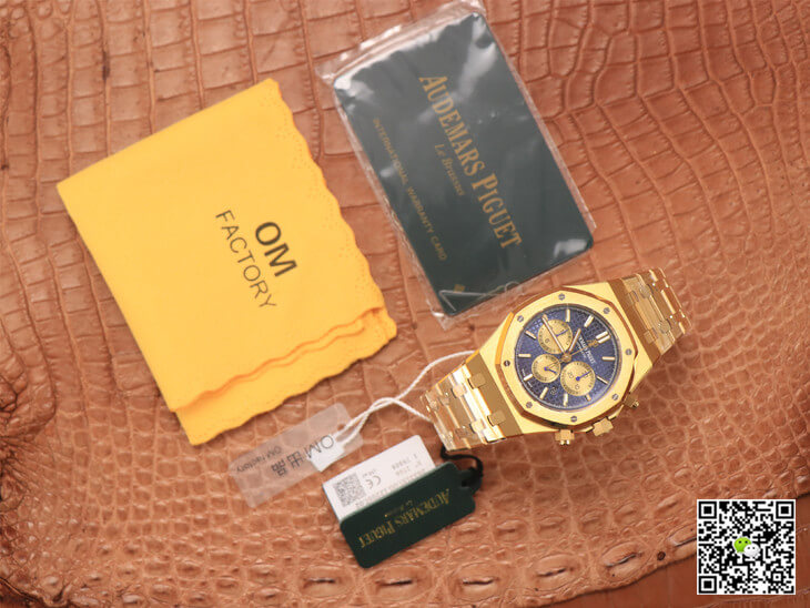 Replica Audemars P1g*et Royal Oak Chronograph 26331BA.OO.1220BA.01 1:1 Best Edition OM Factory Yellow Gold