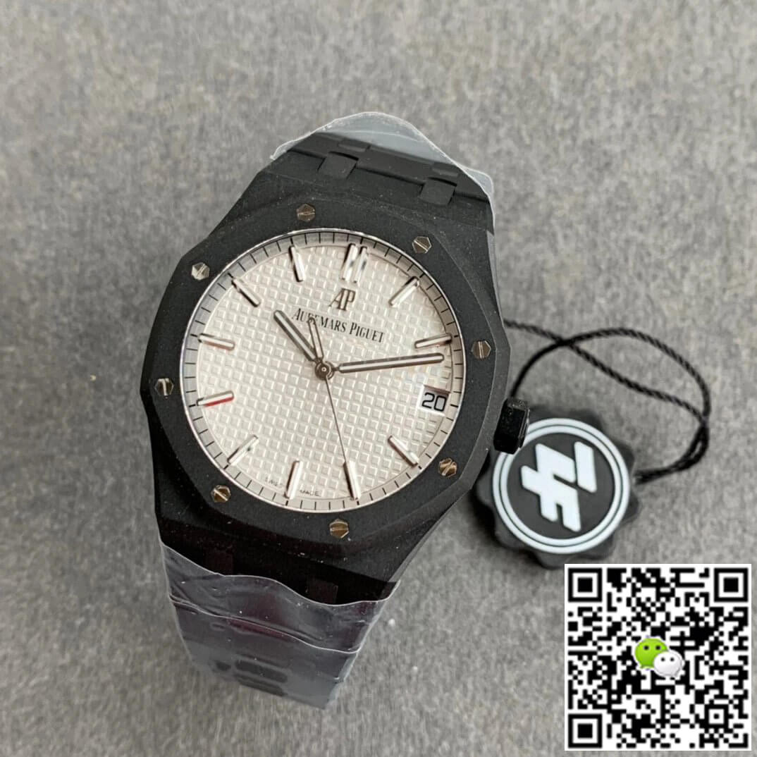 Audemars P1g*et Replica 15500 DLC Version 1:1 Best Edition ZF Factory White Dial