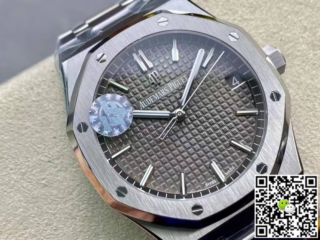 Replica Audemars P1g*et Royal Oak 15500ST.OO.1220ST.02 1:1 Best Edition ZF Factory V2 Version Gray Dial
