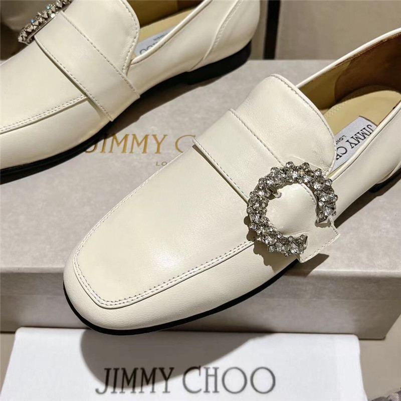 J1m*y Ch00 Deanna Low Heel Loafers