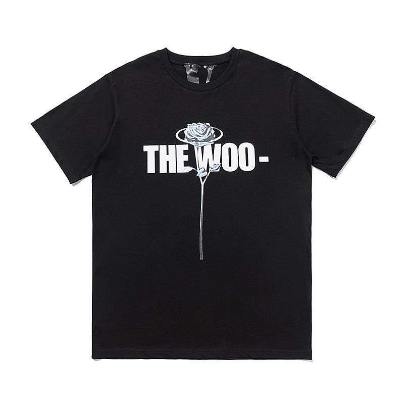 Replica Vlone x Pop Smoke T Shirt The Woo Tee