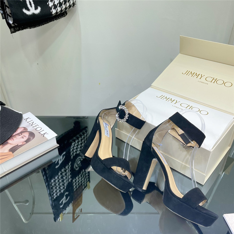 J1m*y Ch00 block heel sandals