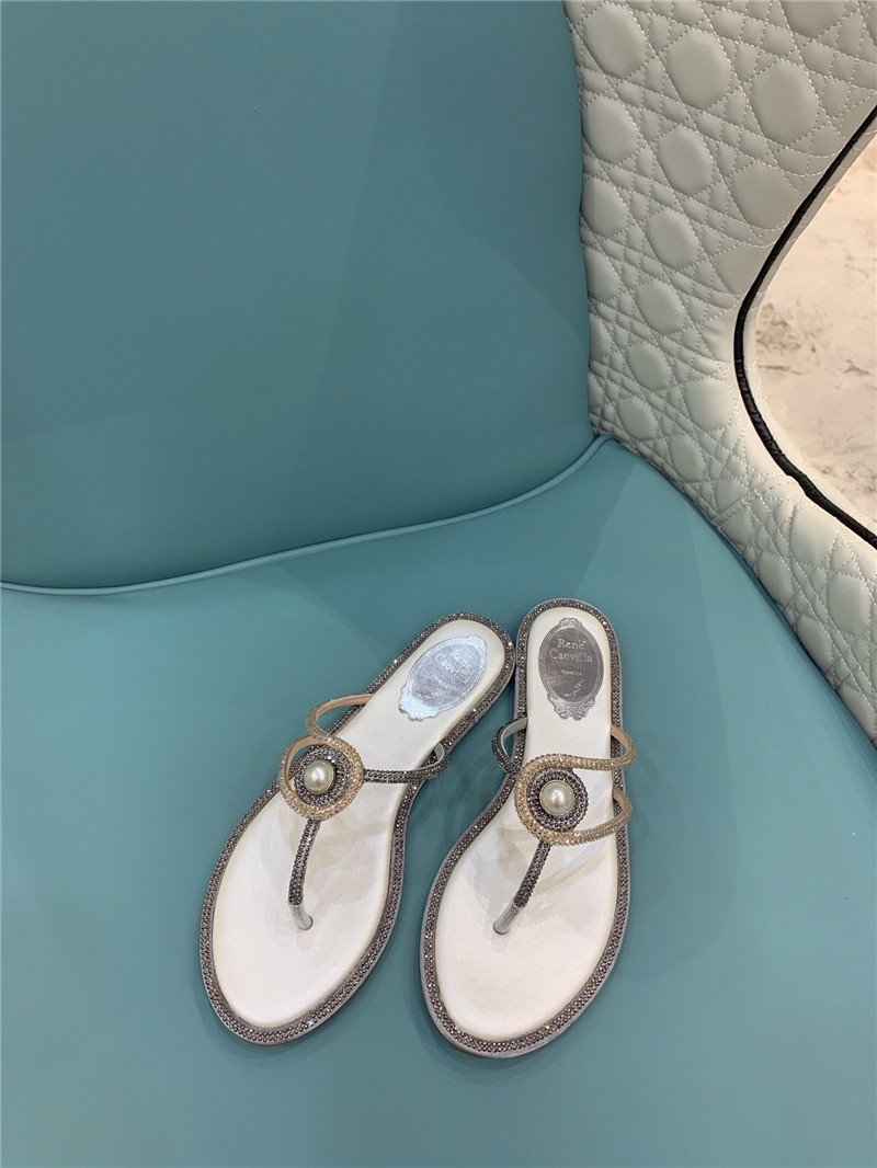 René Caovilla slippers sandals