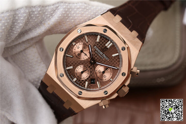 Replica Audemars P1g*et Royal Oak Chronograph 26331OR.OO.D821CR.01 1:1 Best Edition OM Factory Rose Gold