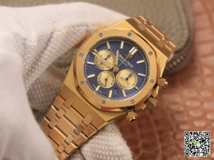 Replica Audemars P1g*et Royal Oak Chronograph 26331BA.OO.1220BA.01 1:1 Best Edition OM Factory Yellow Gold