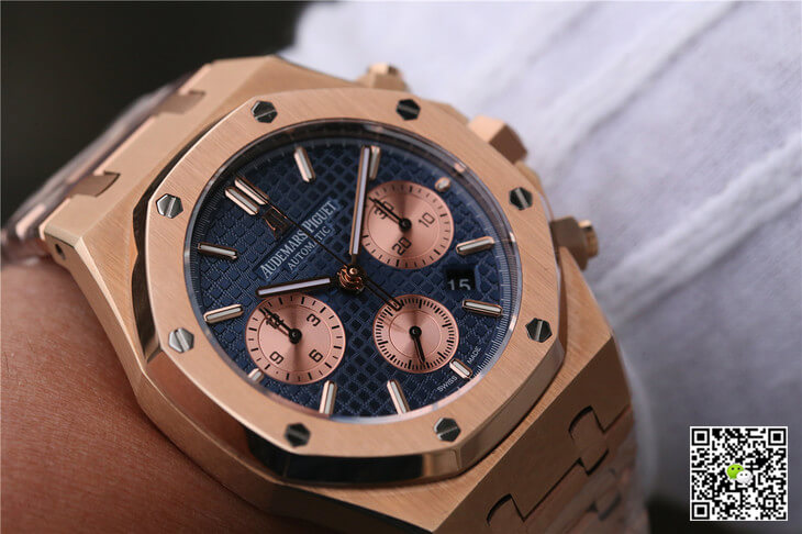 Replica Audemars P1g*et Royal Oak Chronograph 26331OR.OO.1220OR.01 1:1 Best Edition OM Factory Rose Gold
