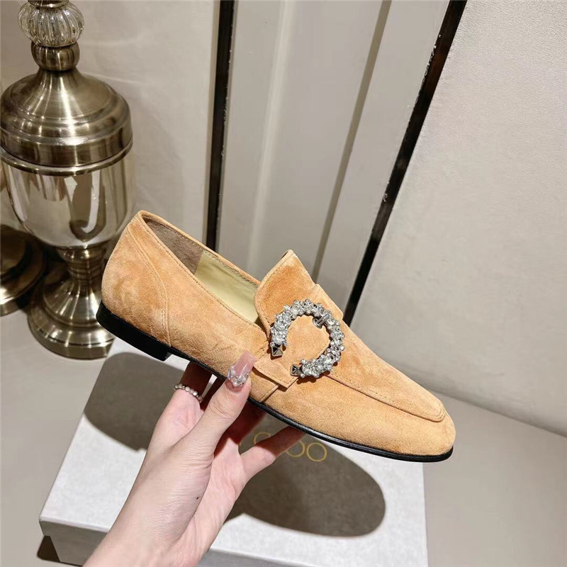 J1m*y Ch00 Deanna Low Heel Loafers